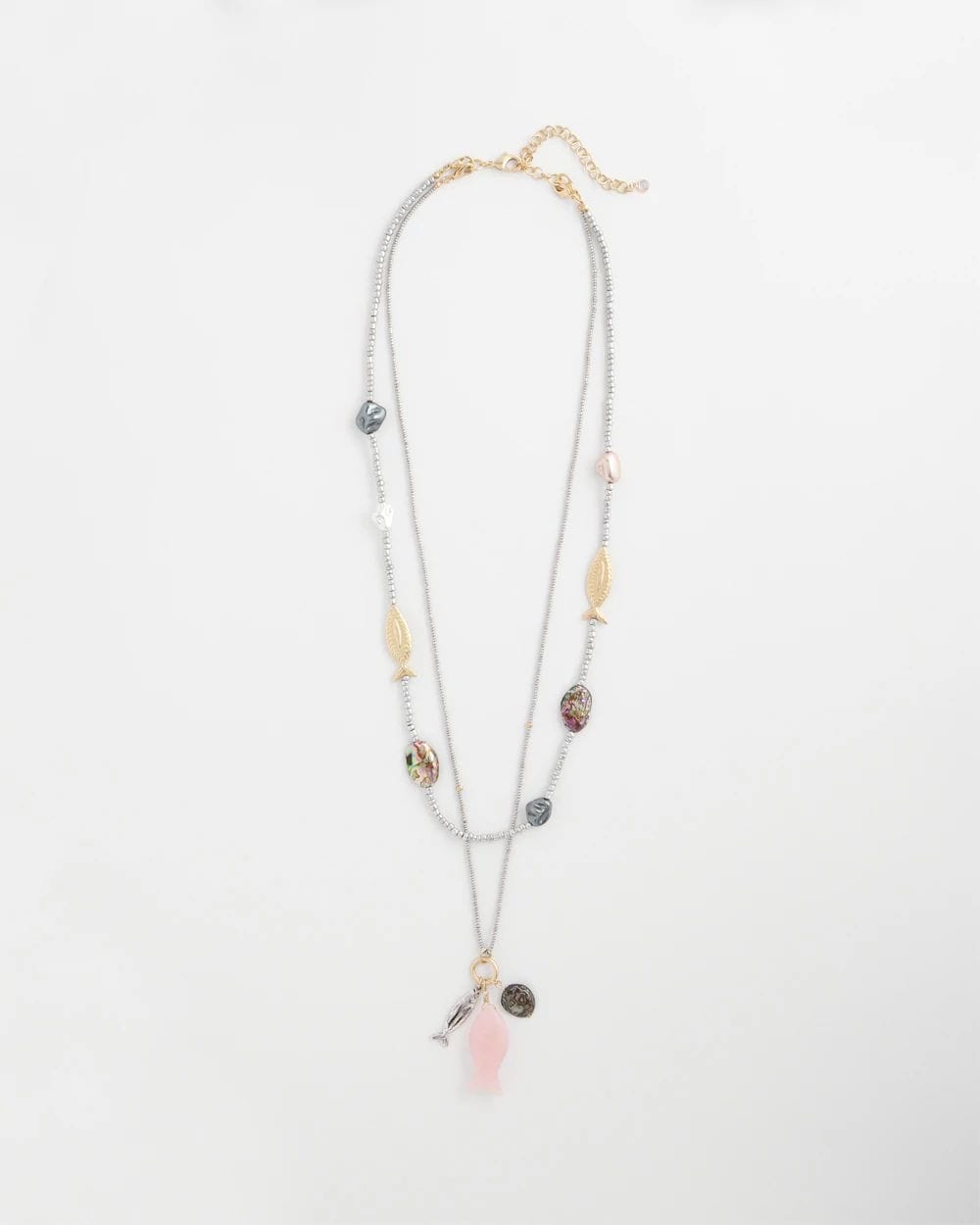 Chico's Originals White Jade Ocean Necklace | Chico's